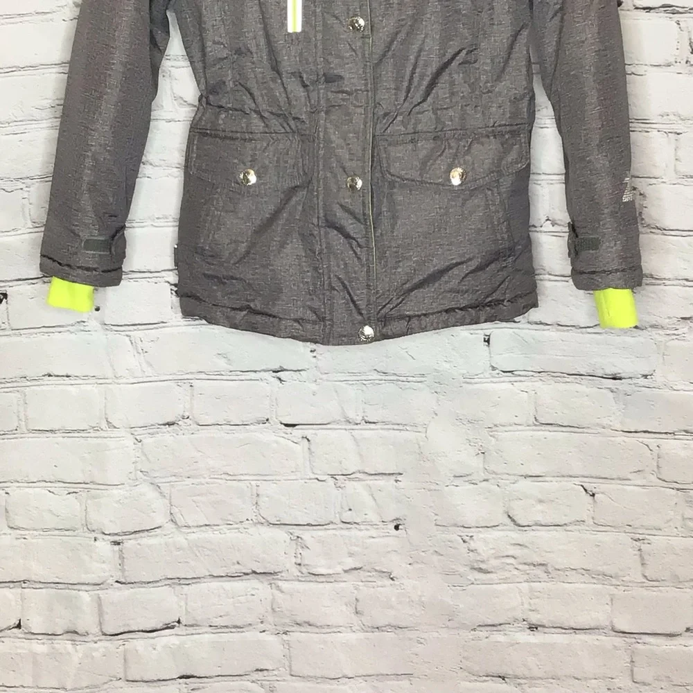 ZeroXPosur Gray and Teal Winter Snow Coat Small 7/8